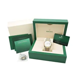 ROLEX Sky-Dweller 42 326933 YG/SS AT 18.5cm White Men's Watch Working C005958