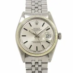 ROLEX DATEJUST 1601 VINTAGE SERIAL 2 SILVER DIAL MENS WATCH 90258679