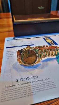 ROLEX DAY-DATE 18K PRESIDENTIAL 18038