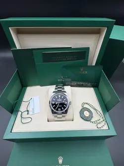 2025 ROLEX EXPLORER 40MM 224270 STAINLESS STEEL BLACK DIAL COMPLETE SET