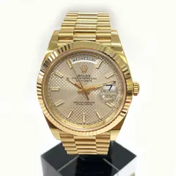 ROLEX DAY-DATE 228238 18K YELLOW GOLD 40MM MEN'S WATCH!