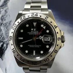 ROLEX EXPLORER II 16570 BLACK DIAL K SERIES
