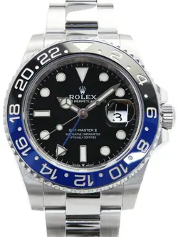 ROLEX GMT MASTER II BLUE X BLACK BEZEL 126710BLNR RANDOM MEN #T018