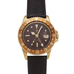 ROLEX GMT MASTER 1675/8 26TH SERIES (MANUFACTURED AROUND 1971) BROWN MENS WA...