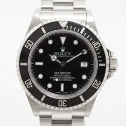 ROLEX SEA-DWELLER 16600 SS SS AT BLACK DIAL 2 EXTRA LINKS