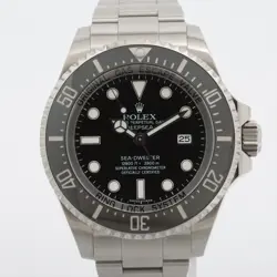 ROLEX SEA-DWELLER DEEP SEA 116660 SS SS AT BLACK DIAL 3 EXTRA LINKS