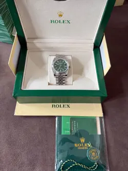ROLEX OYSTER PERPETUAL SILVER BRACELET