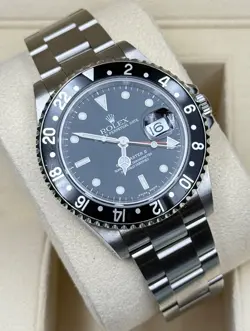 ROLEX 16710LN GMT MASTER II 40MM MEN'S WATCH CPO