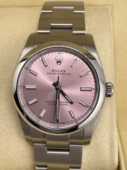 ROLEX OYSTER PERPETUAL 124200 OYSTER BRACELET WITH SILVER BEZEL 2023 FULL SET