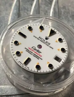 ROLEX DOUBLE NAME RARE YACHT-MASTER BOYS GENUINE DIAL 68622/68623/68628