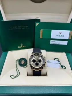 ROLEX COSMOGRAPH DAYTONA YELLOW GOLD CHAMPAGNE PIKACHU OYSTERFLEX WATCH 116518LN
