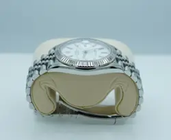 Rolex 126334 DATEJUST 41 FLUTED BEZEL WHITE DIAL JUBILEE BAND 2021 FULL SET