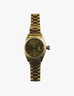 1996 ROLEX LADIES 18K YELLOW GOLD DATEJUST PRESIDENTIAL WATCH 69178 #21792