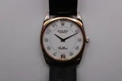 ROLEX CELLINI GENEVE 18K ROSE & WHITE GOLD REF. 4233 CAL 1602 MANUAL WIND WATCH