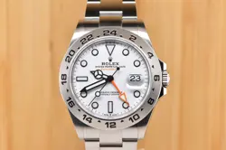 2021 ROLEX EXPLORER II POLAR DIAL 42MM STAINLESS STEEL GMT 226570 FULL SET