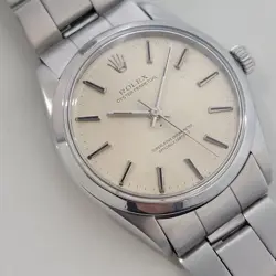 MENS ROLEX OYSTER PERPETUAL REF 1002 34MM AUTOMATIC VINTAGE 1960S SWISS RA461