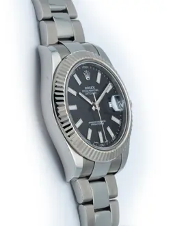 Rolex Datejust II 41mm Stainless Steel Oyster Bracelet - Black Stick Dial
