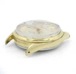 Rolex OP Date Ref. 1550 Silver Sunburst Dial Gold-Capped 34mm #W118178-1