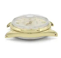 Rolex OP Date Ref. 1550 Silver Sunburst Dial Gold-Capped 34mm #W118178-1