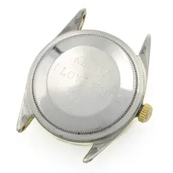 Rolex OP Date Ref. 1550 Silver Sunburst Dial Gold-Capped 34mm #W118178-1