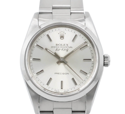 ROLEX AIR KING REF.14000 X CAL.3000 AUTOMATIC 34.5MM SILVER DIAL MEN'S