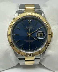 ROLEX GENT'S WRISTWATCH 16263 DATEJUST TURN-O-GRAPH 14K YELLOW GOLD  (B07003539)