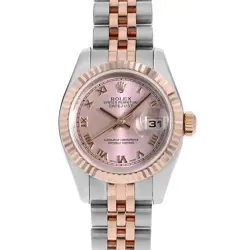 ROLEX DATEJUST 179171 PINK ROME M NUMBER SECOND HAND WOMEN