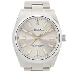 ROLEX OYSTER PERPETUAL 41 124300 SILVER WARRANTY 2023 BOX/PAPER