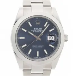 ROLEX DATEJUST 41 126300 BLUE OYSTER WARRANTY 2023 BOX/PAPER