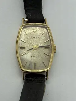 ROLEX ORCHID 2676 K18YG CAL.1400 GOLD DIAL HAND WINDING LADIES WATCH RARE