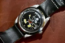 TUDOR ROLEX DAYDATE MICKEY WATCH CASE 38MM BLACK WORKING