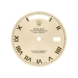 ROLEX DAY-DATE DIAL 118238/18038/18238 ROMAN CHAMPAGNE W/ 18KYG HANDS GENUINE