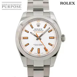 ROLEX MILGAUSS 116400 V ROULETTE MEN'S WATCH FROM JAPAN G0524