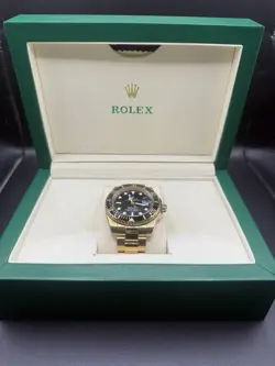 ROLEX DATEJUST SUBMARINER BLACK AND GOLD CL 72200