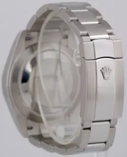 MINT Rolex DateJust WIMBLEDON Stainless Steel Oyster Roman 41mm Watch 126300