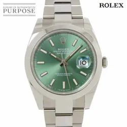 ROLEX DATEJUST 41 126300 RANDOM NUMBER MEN'S WATCH FROM JAPAN G0524