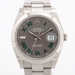 ROLEX DATEJUST 126300 SS SS AT GRAY-FACE 1 EXTRA LINK