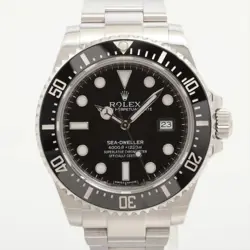 ROLEX SEA-DWELLER 116600 SS SS AT BLACK DIAL 4 EXTRA LINKS