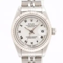 ROLEX DATEJUST 69174 SS×WG SS AT WHITE DIAL