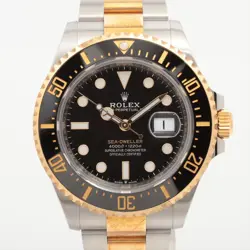 ROLEX SEA-DWELLER 126603 SS×YG SS×YG AT BLACK DIAL 2 EXTRA LINKS