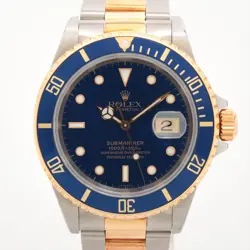 ROLEX SUBMARINER 16613 SS×YG SS×YG AT BLUE-FACE