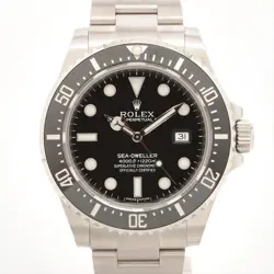 ROLEX SEA-DWELLER 116600 SS SS AT BLACK DIAL 2 EXTRA LINKS