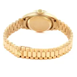 ROLEX PRESIDENT DATEJUST YELLOW GOLD DIAMOND LADIES WATCH 69178