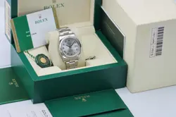 ROLEX DATEJUST 36 116234 SILVER ROMAN DIAL | 2017 | BOX & PAPERS | RECEIPT