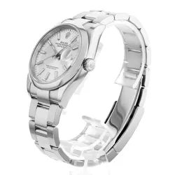 ROLEX DATEJUST 36 126200 SILVER BAR 3 ROW OYSTER  498558