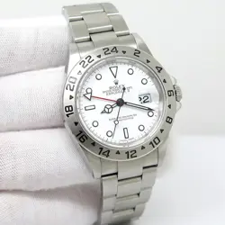 ROLEX 16570 EXPLORER II WITH WHITE DIAL