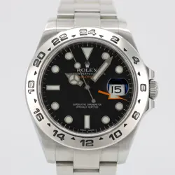 ROLEX EXPLORER II BLACK DIAL STAINLESS STEEL 216570 (PRE-OWNED)