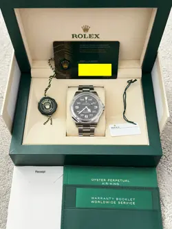 BNIB MAY 2025 ROLEX AIR KING 126900 STEEL  COMPLETE SET