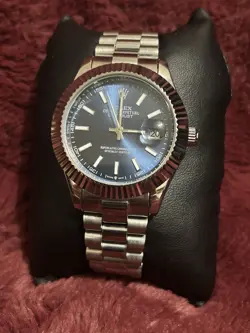 PRESIDENTIAL ROLEX WATCH OYSTER BLUE DIAL TESTED USED EXCELLENT CONDITION