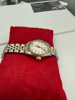 ROLEX DATEJUST TWO TONE LADIES WATCH PREOWNED AUTHENTIC